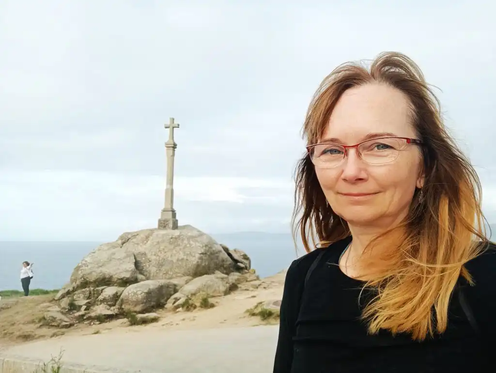 Poutnice Marcela na Konci světa v Galicii.